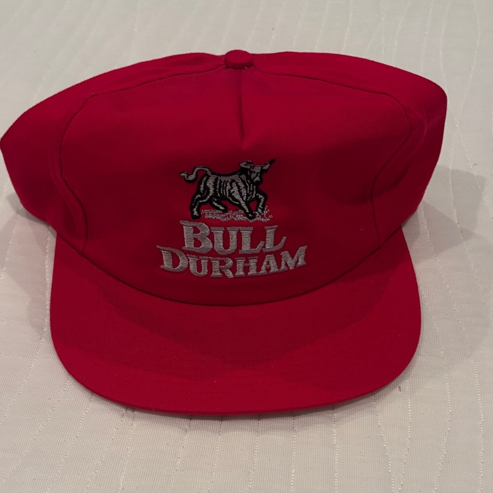 Red Adjustable Snapback Hat - image 1